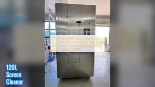 پاک کننده اتوماتیک صفحه نمایش مخزن آب 120 لیتری