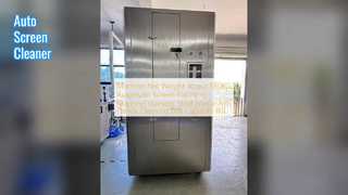 پاک کننده صفحه نمایش 550 کیلوگرمی تمیز کردن و خشک کردن خودکار