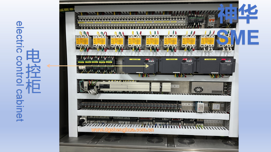 SUS304 قاب فولادی ضد زنگ اسپری شستشوی مینی LED و میکرو ال ای دی PCB Flux با سیستم تمیز کردن در خط
