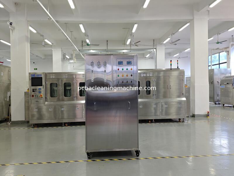 محدوده فشار گاز 0.4-0.6Mpa ماشین تمیز کردن PCB تمیز کردن فرآیند تمیز کردن نتایج تمیز کردن را برای خطوط مونتاژ الکترونیکی تضمین می کند
