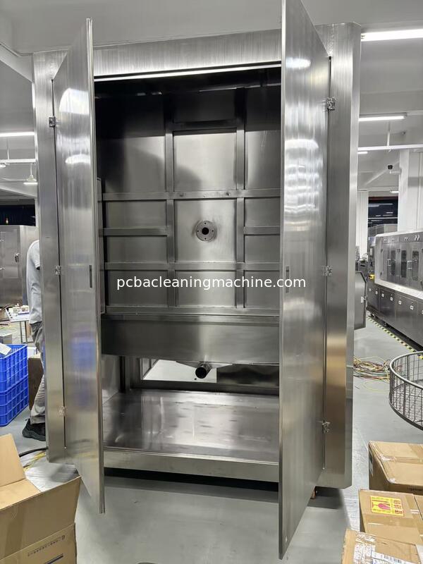 Machine Net Weight About 550KG Automatic Screen Cleaning Machine Stainless Steel Frame ABS Panels Cleaning Box Capacity 80L