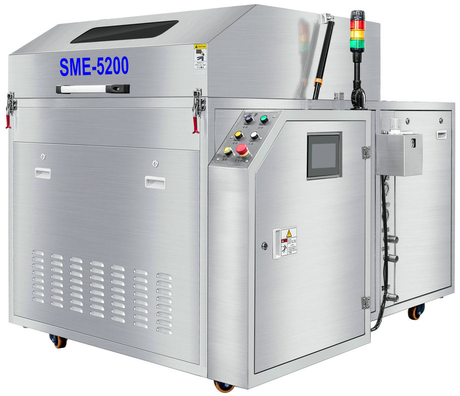 SMT Pallet Flux Spray Cleaning Machine PLC کنترل شده با آب مایع شستشوی مایع شستشوی دستگاه هوای داغ خشک