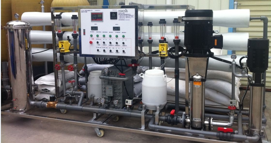 EDI Deionized Water Machine 1000L DI دستگاه آب اسمز معکوس آب برای شستشو PCBA